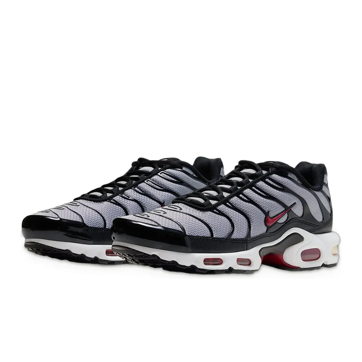 Air Max Plus Wolf Grey / Black / White / Tough Red — 5
