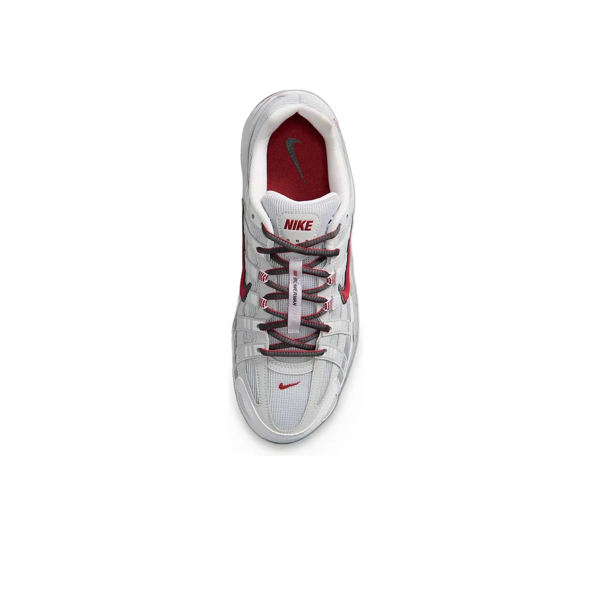 P-6000 White / Pure Platinum / Wolf Grey / Dune Red — 4