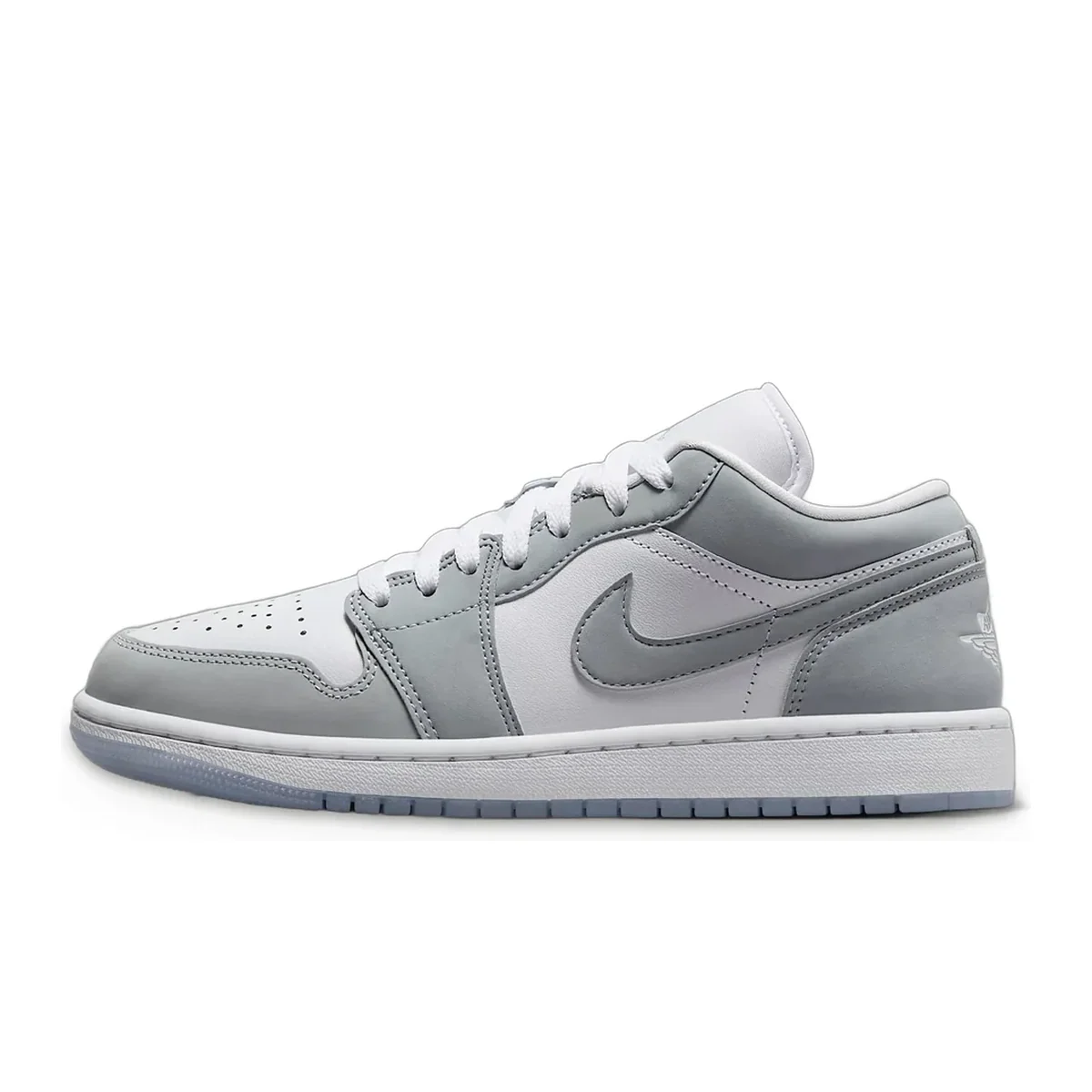 Air Jordan 1 Low White / Aluminum / Wolf Grey