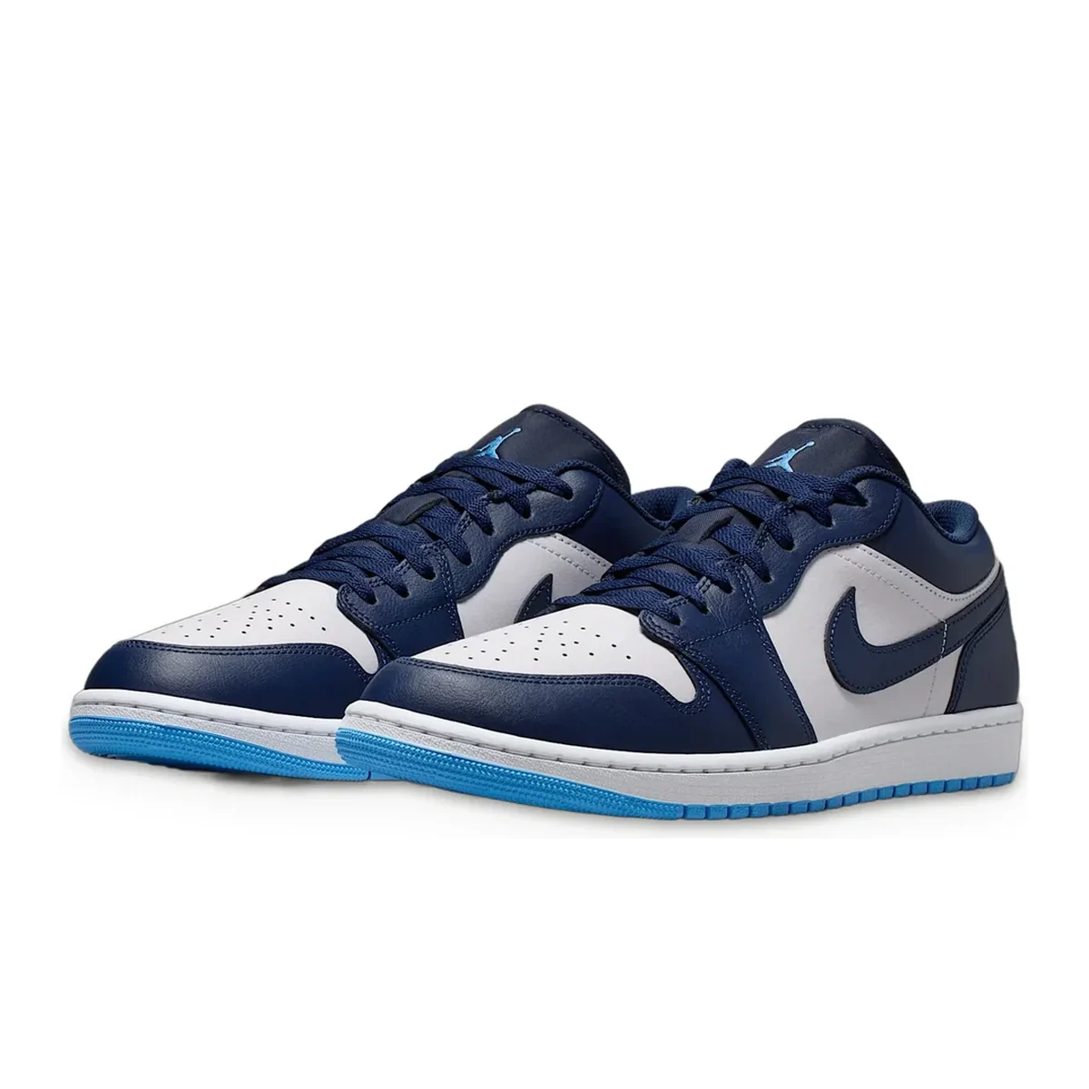 Air Jordan 1 Low Midnight Navy / White / University Blue — 5