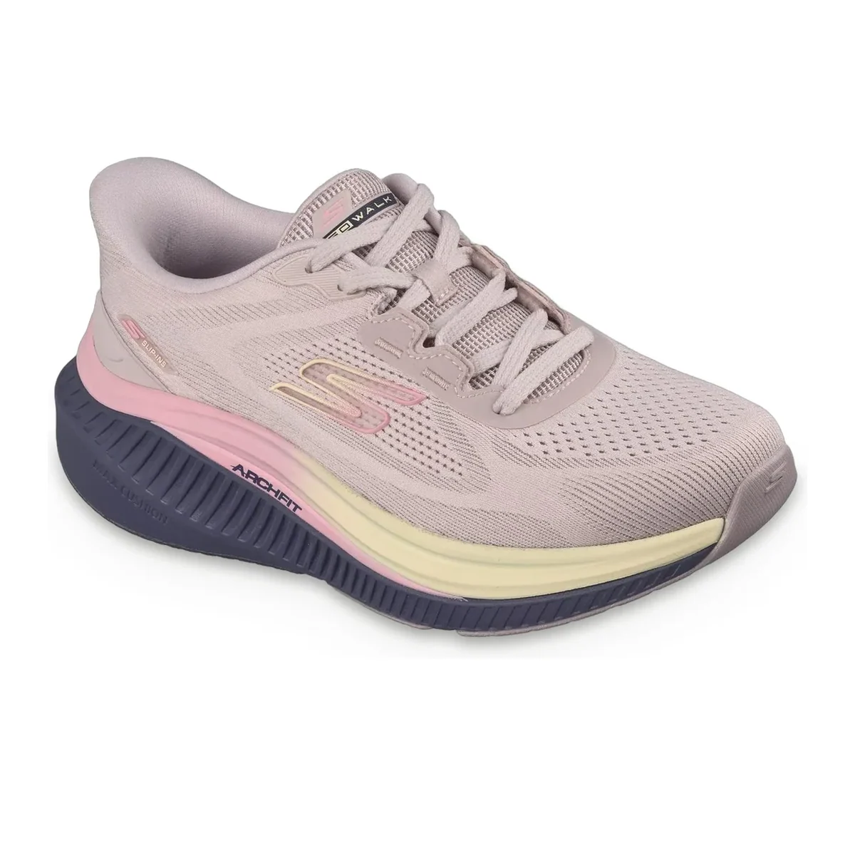 Slip-ins: Go Walk Max Cushioning Arch Fit – Aria Light Mauve — 4