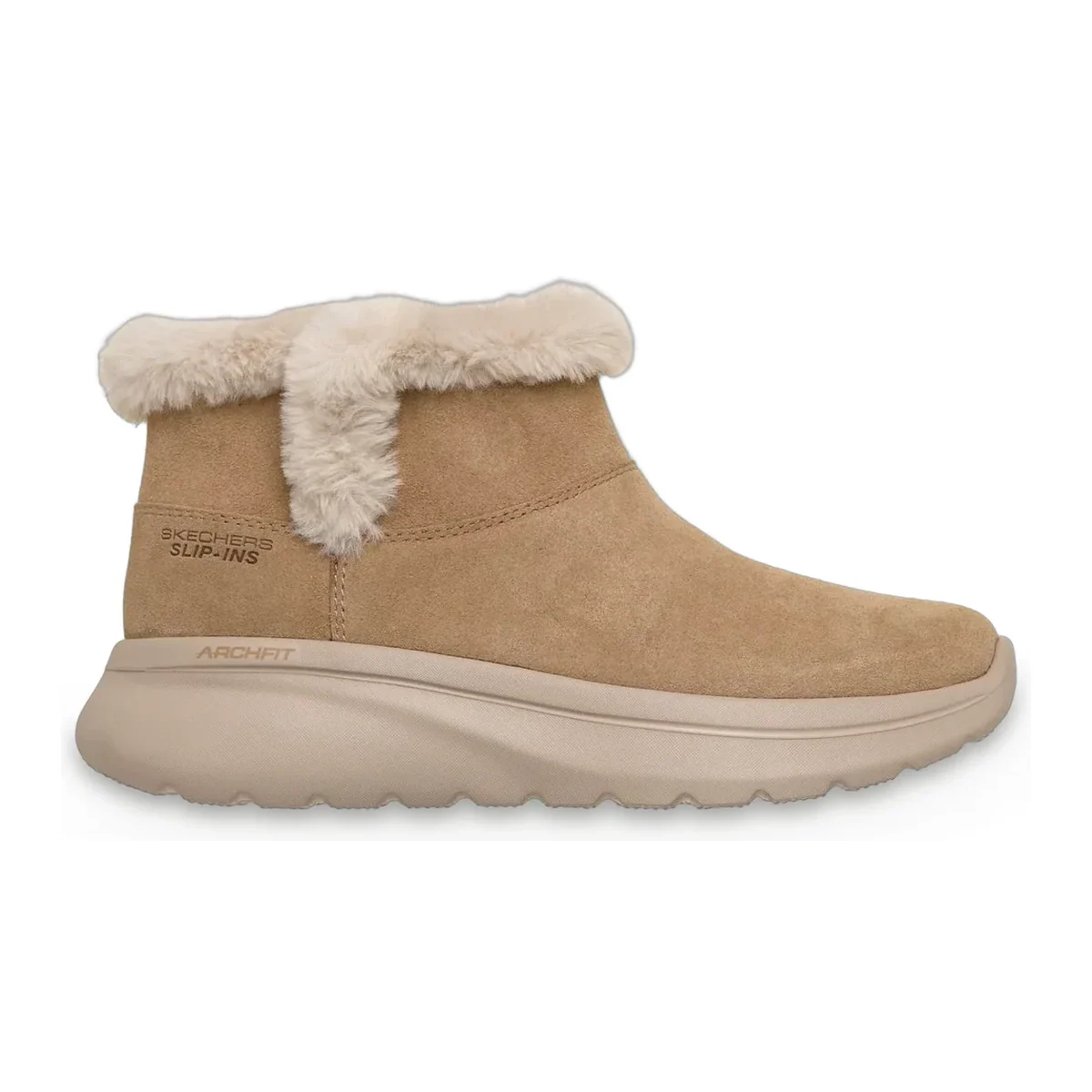 Slip-ins Relaxed Fit: Go Walk Arch Fit N'Joy – Elevate Chestnut