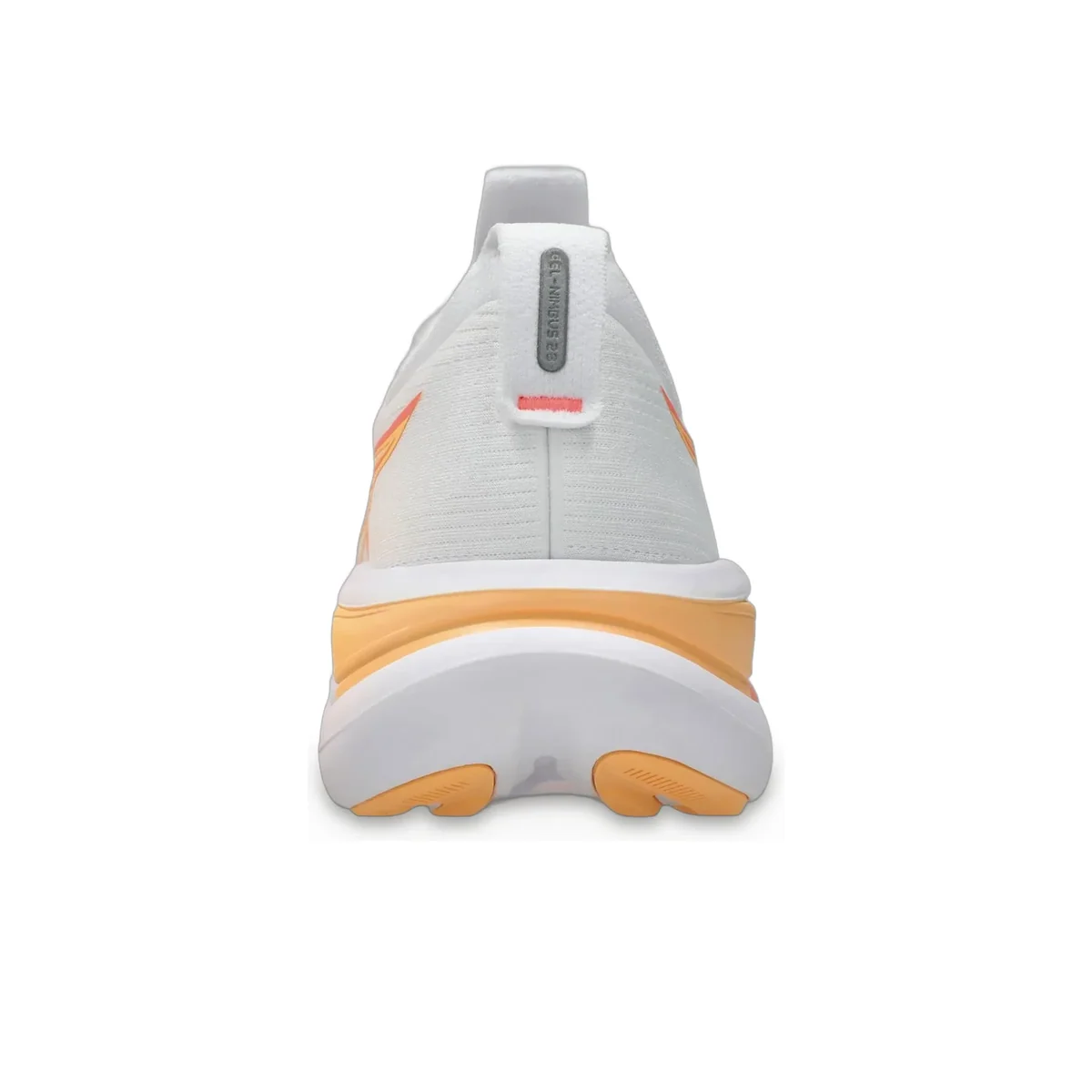 Gel-Nimbus 28 White / Sun Coral — 5