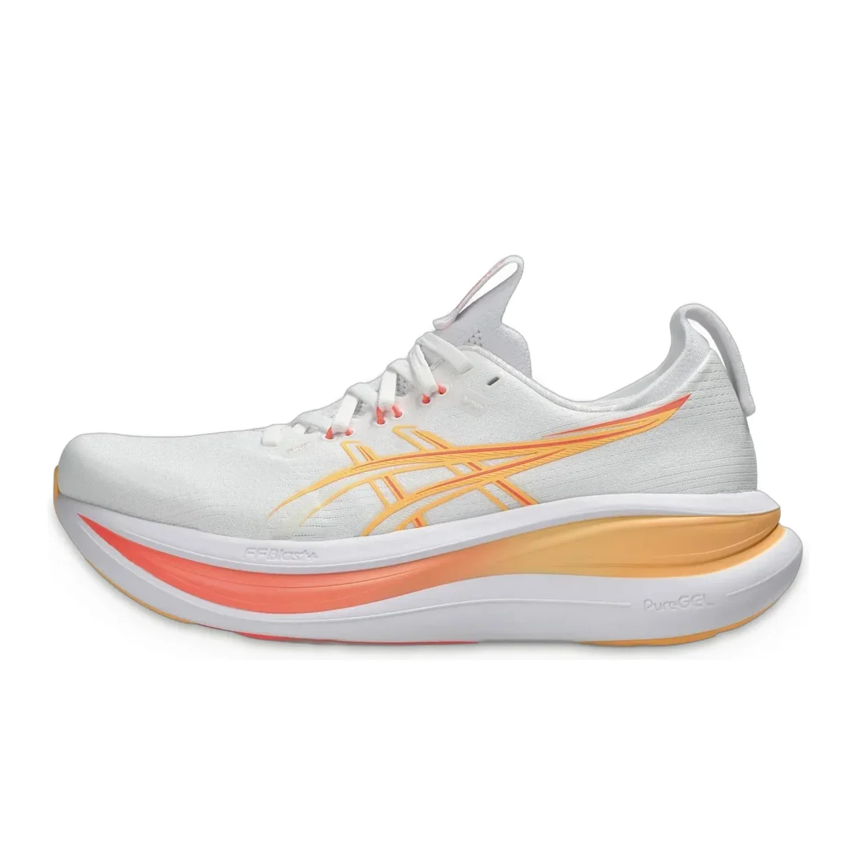 Gel-Nimbus 28 White / Sun Coral