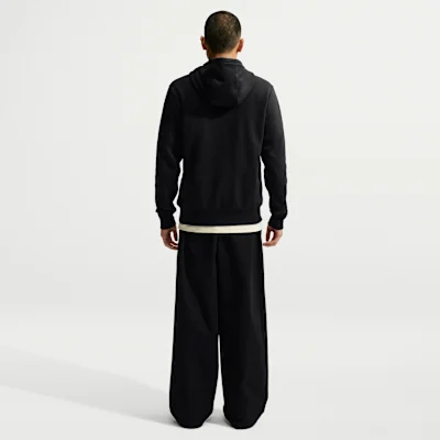 Sportswear Club Fleece Pullover Hoodie Black/Black/Metallic Gold — 5