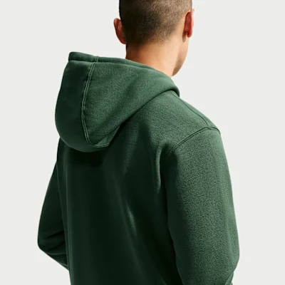 Sportswear Club Fleece Pullover Hoodie Fir/Fir/White — 2