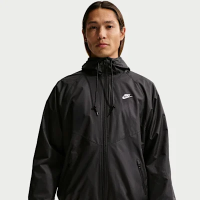 Windrunner Lined Jacket Black/White