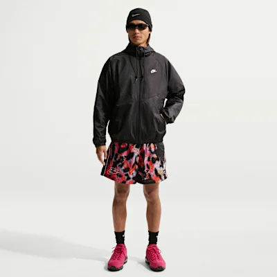 Windrunner Lined Jacket Black/White — 4