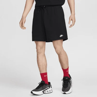 Club French Terry Flow Shorts Black/Black/White