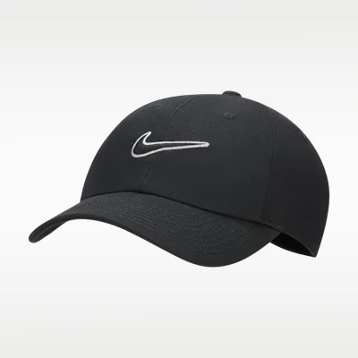 Club Unstructured Swoosh Cap Black/Black