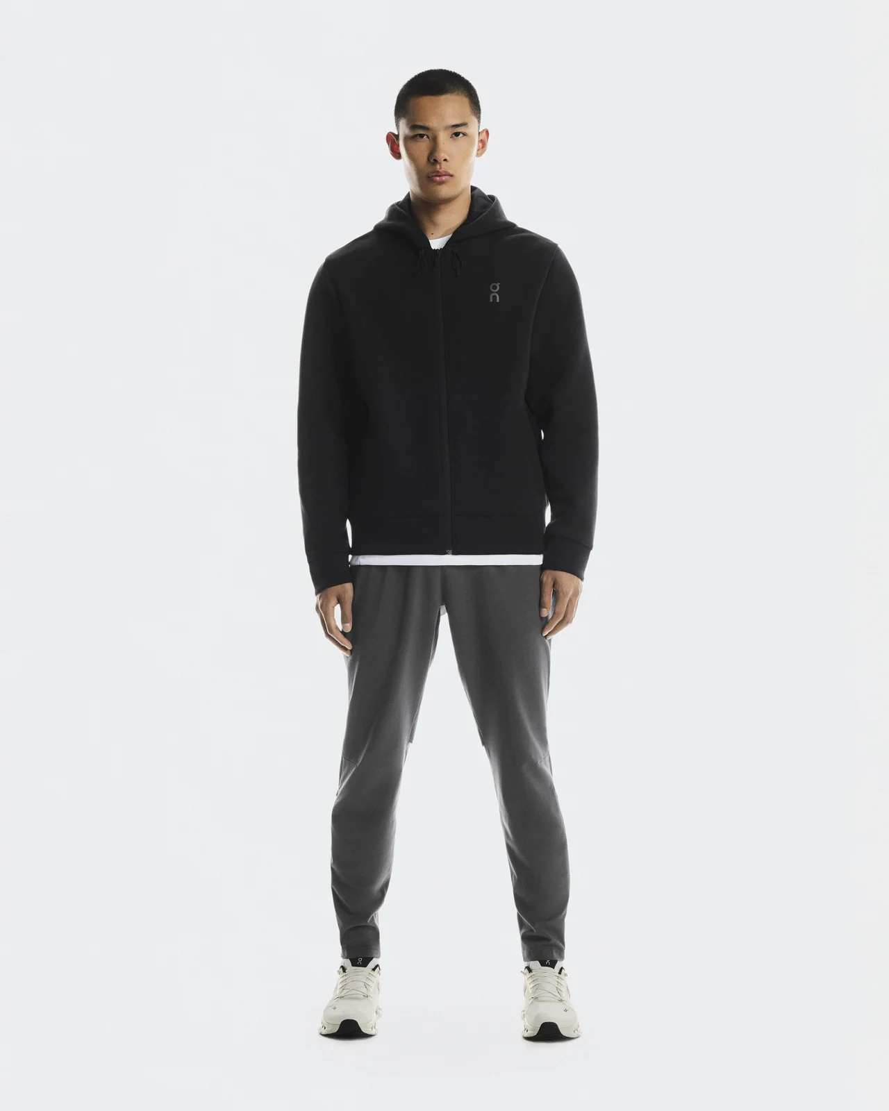 Focus Tech Zip Hoodie Black