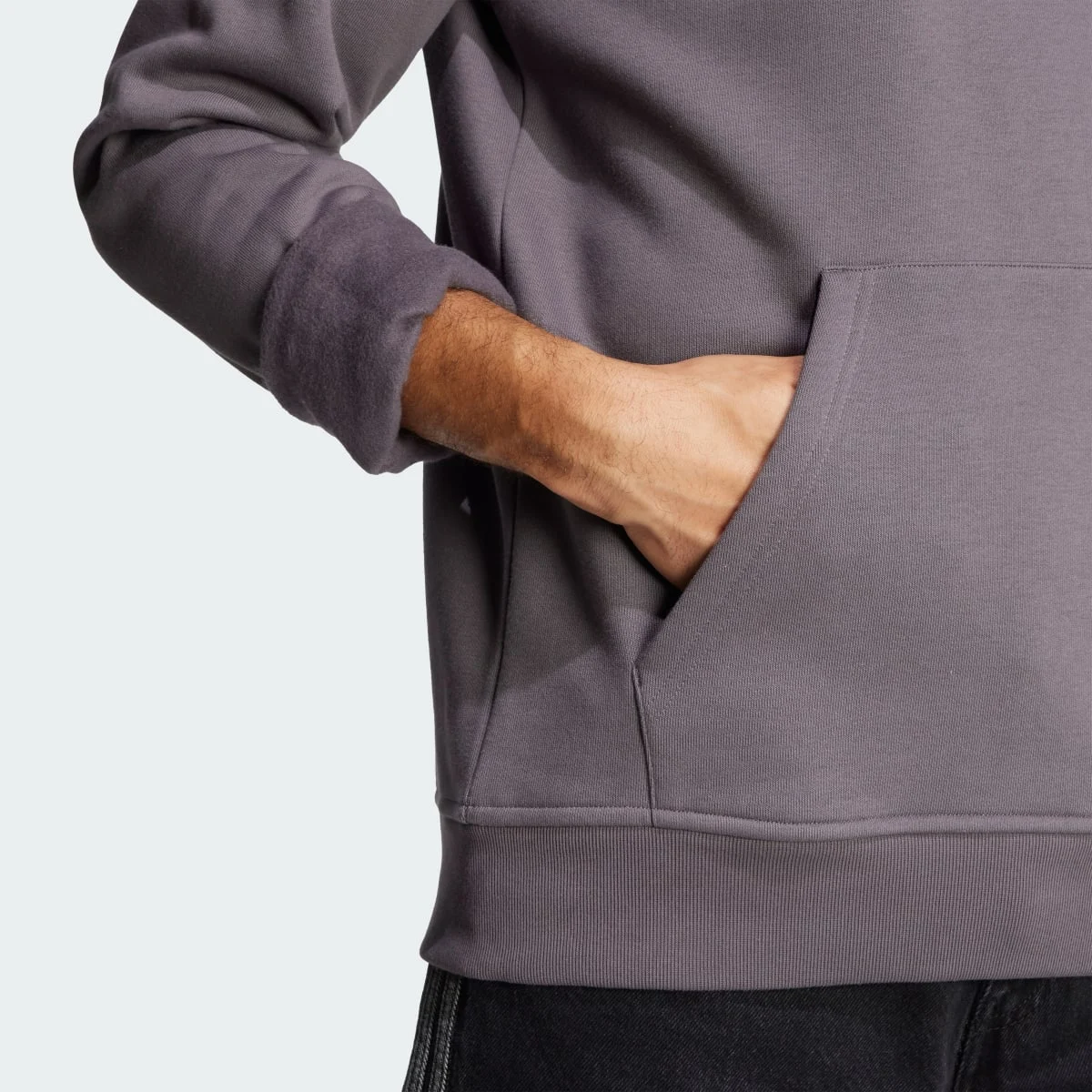 Trefoil Essentials Hoodie Grey Strata — 6