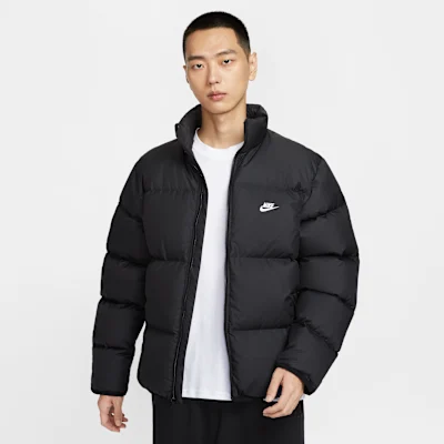 Sportswear Club Therma-FIT Down Puffer Jacket Black/White