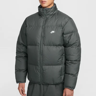Sportswear Club Therma-FIT Down Puffer Jacket Iron Grey/White — 4