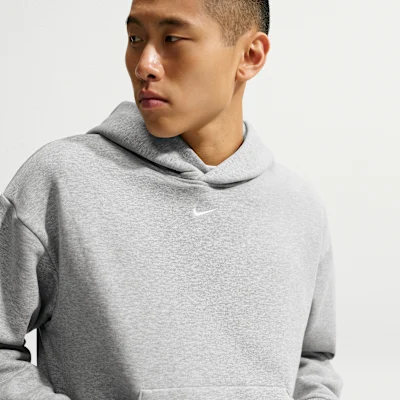 Solo Fleece Pullover Hoodie Dark Grey Heather/Sail