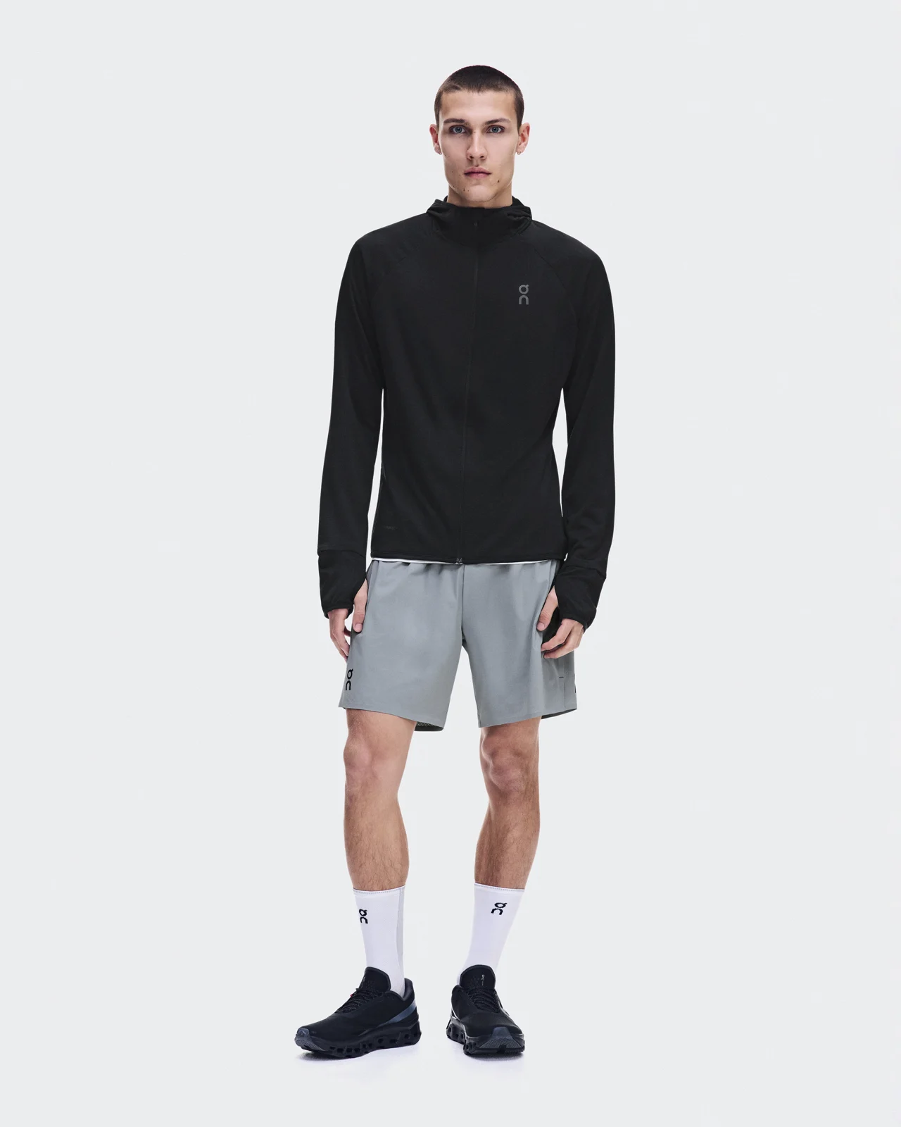 Climate Zip Hoodie Black