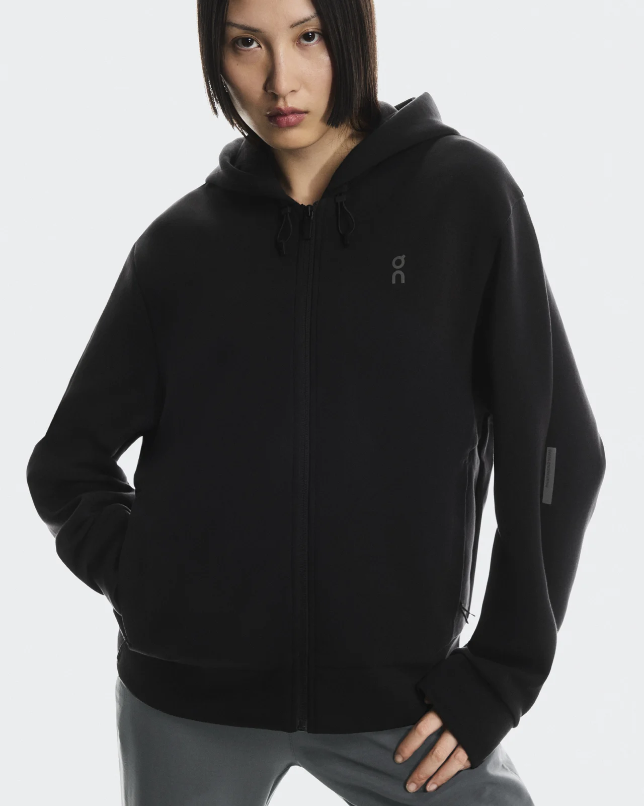 Focus Tech Zip Hoodie Black — 3