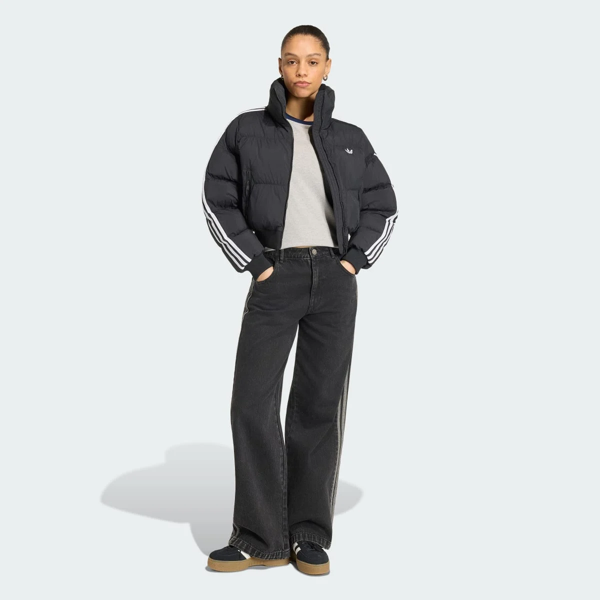 Adicolor Short Puffer Jacket Black — 4