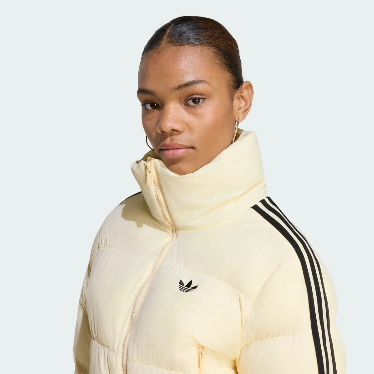 Adicolor Short Puffer Jacket Warm Vanilla — 5